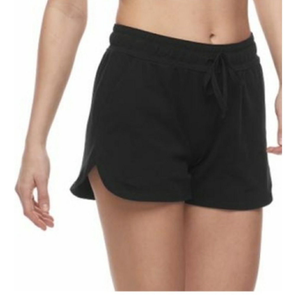 Tek Gear Women Workout Shorts Black Pockets XS